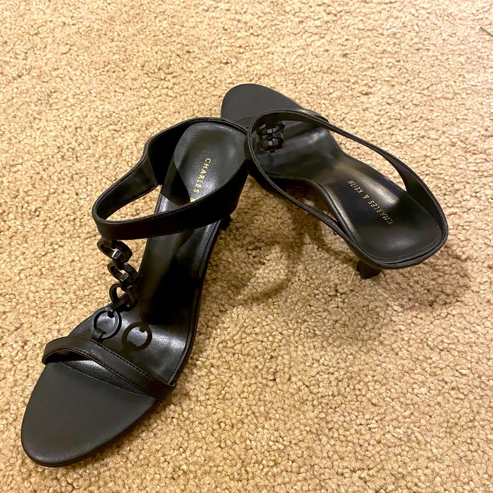 Charles & Keith Black Heels